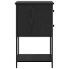 Éjjeliszekrény 2 pcs Musta tammi 32 x 42 x 70 cm Faanyag