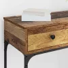 Konzolasztal fiókkal Régi fa 75 x 34.5 x 75 cm Faanyag