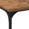 Konzolasztal Öreg fa 200 x 29 x 75 cm Mérnöki fa és fém