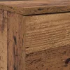 Cipősszekrény fiókkal Régi fa 100.5 x 28 x 100 cm Faanyag