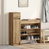 Cipősszekrény kézműves tölgy 100.5 x 28 x 100 cm Faanyag
