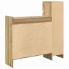 Cipősszekrény kézműves tölgy 100.5 x 28 x 100 cm Faanyag