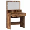 Öltözködőasztal fiókkal Régi fa 80 x 41 x 134,5 cm Faanyag