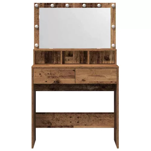Öltözködőasztal fiókkal Régi fa 80 x 41 x 134,5 cm Faanyag