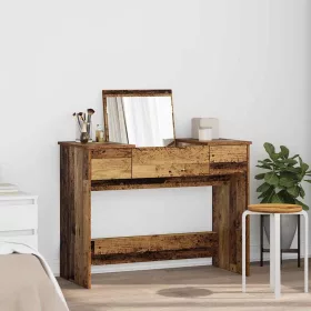   Öltözködőasztal fiókkal Régi fa 100 x 45 x 76 cm Faanyag