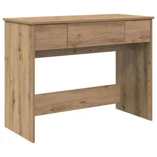 Öltözködőasztal fiókkal kézműves tölgy 100 x 45 x 76 cm Faanyag