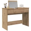 Öltözködőasztal fiókkal kézműves tölgy 100 x 45 x 76 cm Faanyag