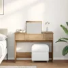 Öltözködőasztal fiókkal kézműves tölgy 100 x 45 x 76 cm Faanyag