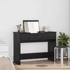   Öltözködőasztal fiókkal Musta tammi 100 x 45 x 76 cm Faanyag