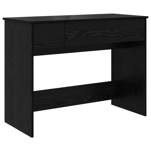 Öltözködőasztal fiókkal Musta tammi 100 x 45 x 76 cm Faanyag