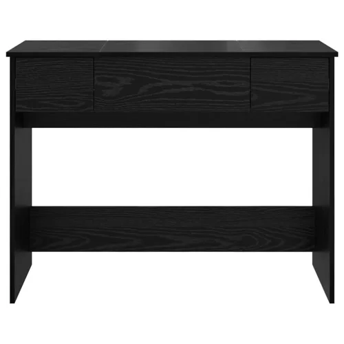 Öltözködőasztal fiókkal Musta tammi 100 x 45 x 76 cm Faanyag