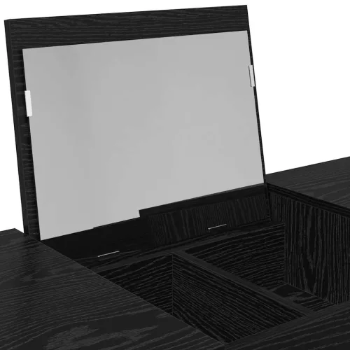 Öltözködőasztal fiókkal Musta tammi 100 x 45 x 76 cm Faanyag