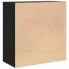 Széf fiókkal Musta tammi 79 x 38 x 80 cm Faanyag