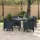 Kerti Asztal Antracit 100 x 100 x 73 cm polirattan