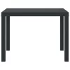 Kerti Asztal Antracit 100 x 100 x 73 cm polirattan