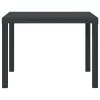Kerti Asztal Antracit 100 x 100 x 73 cm polirattan