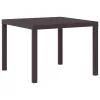 Kerti Asztal Barna 100 x 100 x 73 cm polirattan