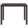 Kerti Asztal Barna 100 x 100 x 73 cm polirattan