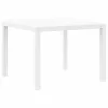 Kerti Asztal Fehér 100 x 100 x 73 cm polirattan