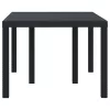 Kerti Asztal Antracit 150 x 100 x 73 cm polirattan