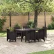 Kerti Asztal Barna 150 x 100 x 73 cm polirattan