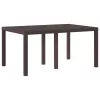 Kerti Asztal Barna 150 x 100 x 73 cm polirattan