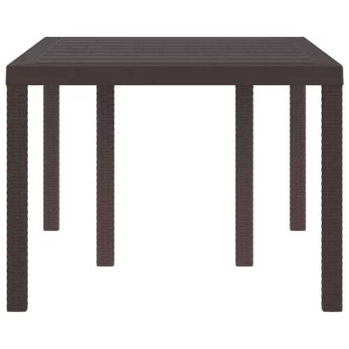 Kerti Asztal Barna 150 x 100 x 73 cm polirattan