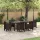 Kerti Asztal Barna 200 x 100 x 73 cm polirattan