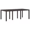 Kerti Asztal Barna 200 x 100 x 73 cm polirattan
