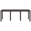 Kerti Asztal Barna 200 x 100 x 73 cm polirattan
