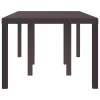 Kerti Asztal Barna 200 x 100 x 73 cm polirattan