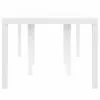 Kerti Asztal Fehér 200 x 100 x 73 cm polirattan