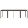 Kerti Asztal Barna 250 x 100 x 73 cm polirattan