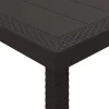 Kerti Asztal Barna 250 x 100 x 73 cm polirattan