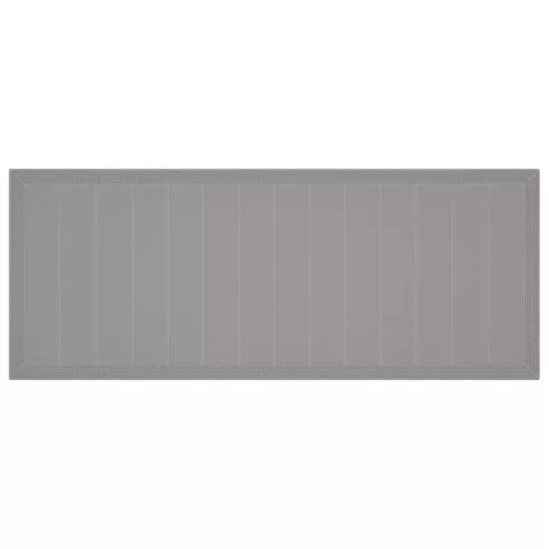 Kerti Asztal Világosszürke 250 x 100 x 73 cm polirattan