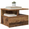 Lebegő éjjeliszekrény 2 pcs Régi fa 40 x 31 x 27 cm Faanyag