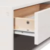 Éjjeli asztal fiókkal Fehér 50 x 32.5 x 24 cm Tömör fenyőfa