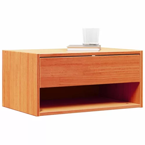 Éjjeli asztal Viaszbarna 50 x 32.5 x 24 cm Tömör fenyőfa