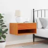 Éjjeli asztal Viaszbarna 50 x 32.5 x 24 cm Tömör fenyőfa