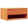 Éjjeli asztal 2 pcs Viaszbarna 50 x 32.5 x 24 cm Tömör fenyőfa