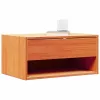 Éjjeli asztal 2 pcs Viaszbarna 50 x 32.5 x 24 cm Tömör fenyőfa
