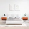 Éjjeli asztal 2 pcs Viaszbarna 50 x 32.5 x 24 cm Tömör fenyőfa
