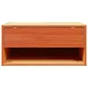 Éjjeli asztal 2 pcs Viaszbarna 50 x 32.5 x 24 cm Tömör fenyőfa