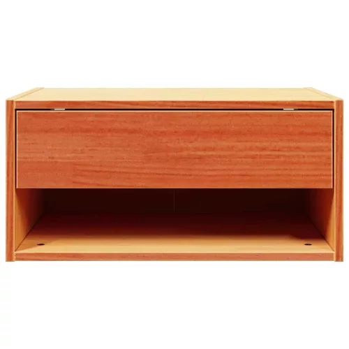 Éjjeli asztal 2 pcs Viaszbarna 50 x 32.5 x 24 cm Tömör fenyőfa