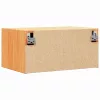 Éjjeli asztal 2 pcs Viaszbarna 50 x 32.5 x 24 cm Tömör fenyőfa