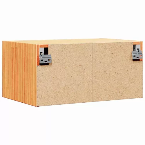 Éjjeli asztal 2 pcs Viaszbarna 50 x 32.5 x 24 cm Tömör fenyőfa