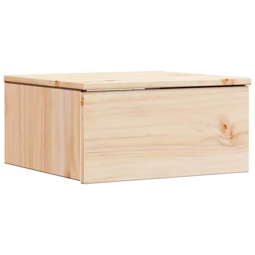 Éjjeli asztal fiókkal Barna 37 x 35 x 18.5 cm Tömör fenyőfa