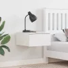 Éjjeli asztal 2 pcs Fehér 37 x 35 x 18.5 cm Tömör fenyőfa