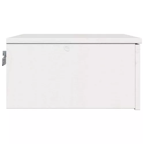 Éjjeli asztal 2 pcs Fehér 37 x 35 x 18.5 cm Tömör fenyőfa