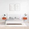Éjjeli asztal 2 pcs Viaszbarna 37 x 35 x 18.5 cm Tömör fenyőfa